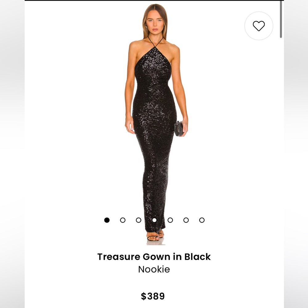 Treasure Gown in Black
Nookie size small